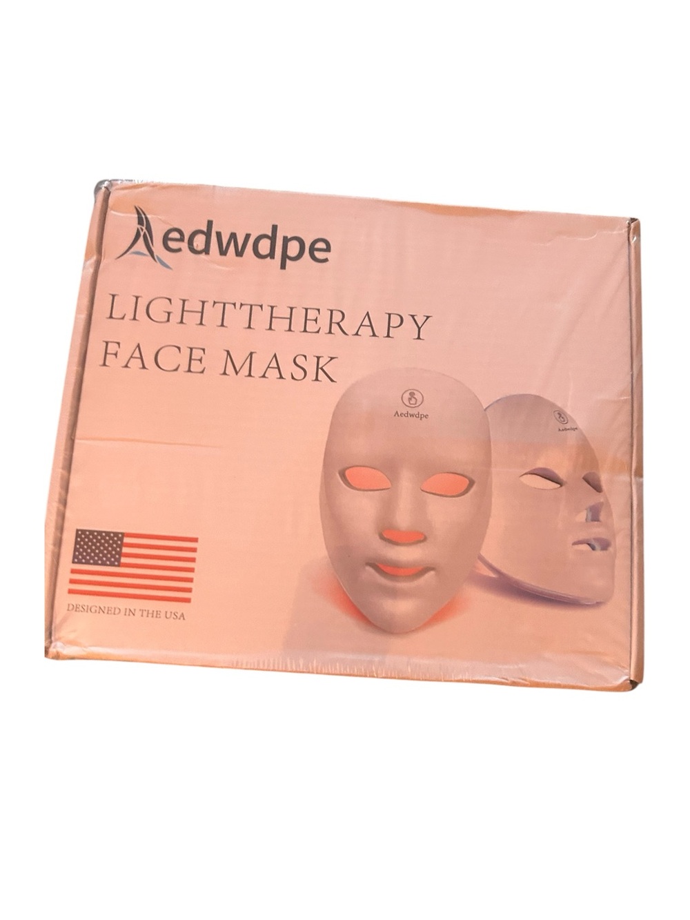 Light Facial Beauty Instrument LED Therapy Mask - White
